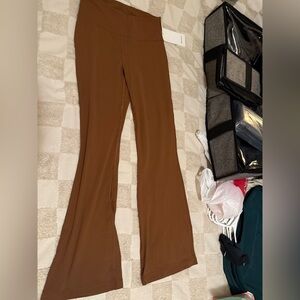 Lululemon groove pant SHR flare nulu Brown Flared Women's Pants